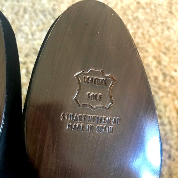 Stuart Weitzman Spiffymuse Black Suede Bootie - Picture 5 of 5